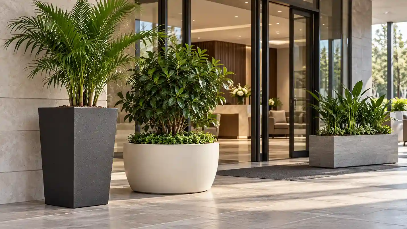 Where to Buy Big Planters for Offices and Hotels