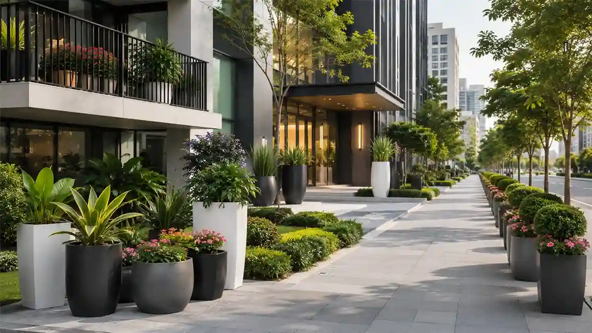 From Balconies to Boulevards: Uses of FRP Flower Planters