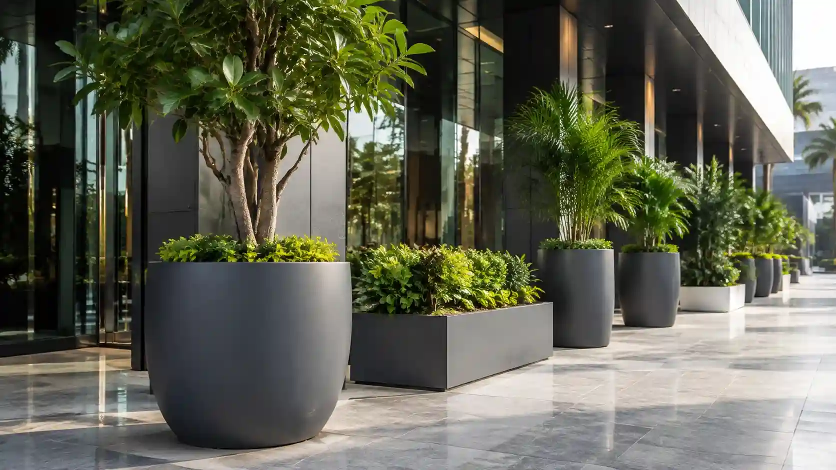 How Commercial Planters Helps in High-Traffic Areas