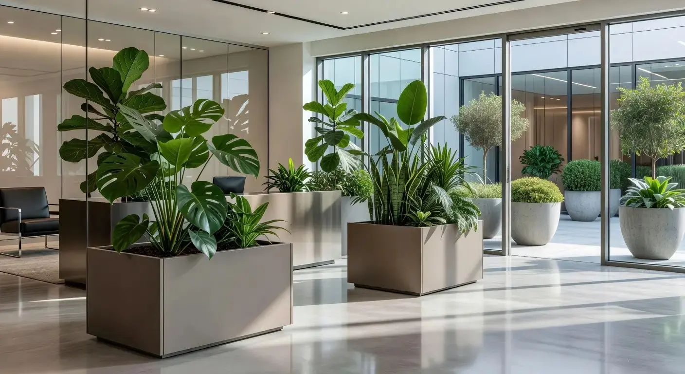 How Commercial Planters Transform Modern Workspaces!