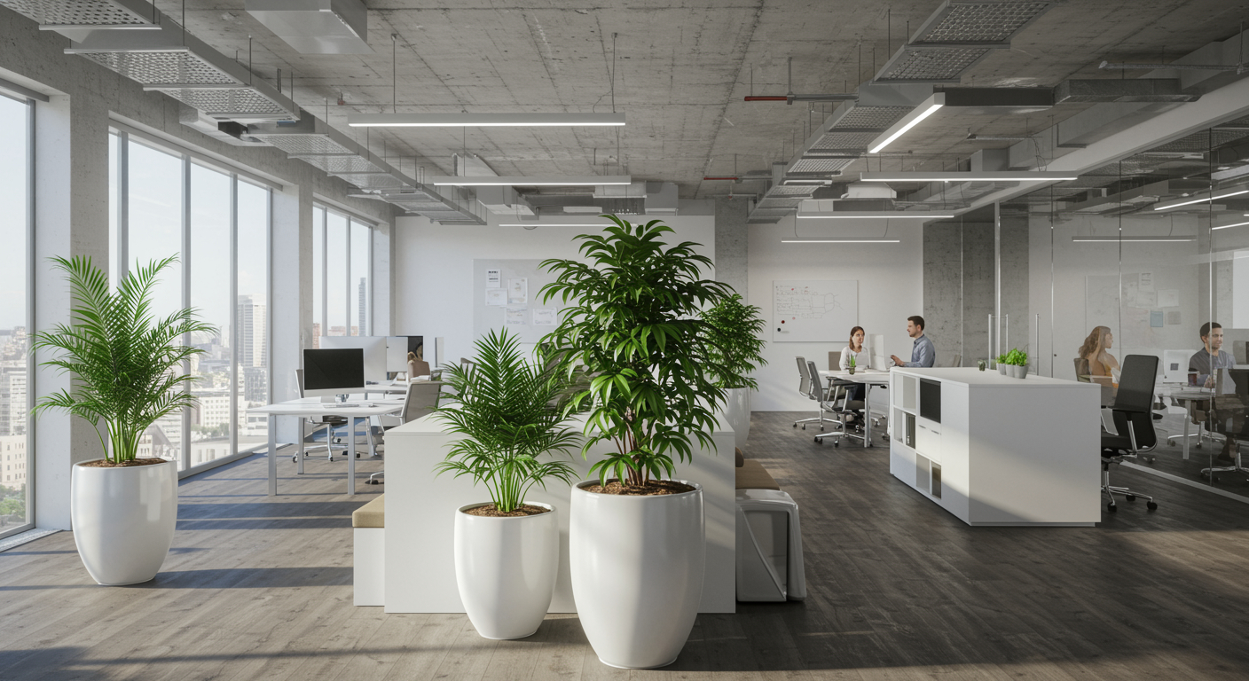 How to Use FRP Planters to Boost Office Productivity?