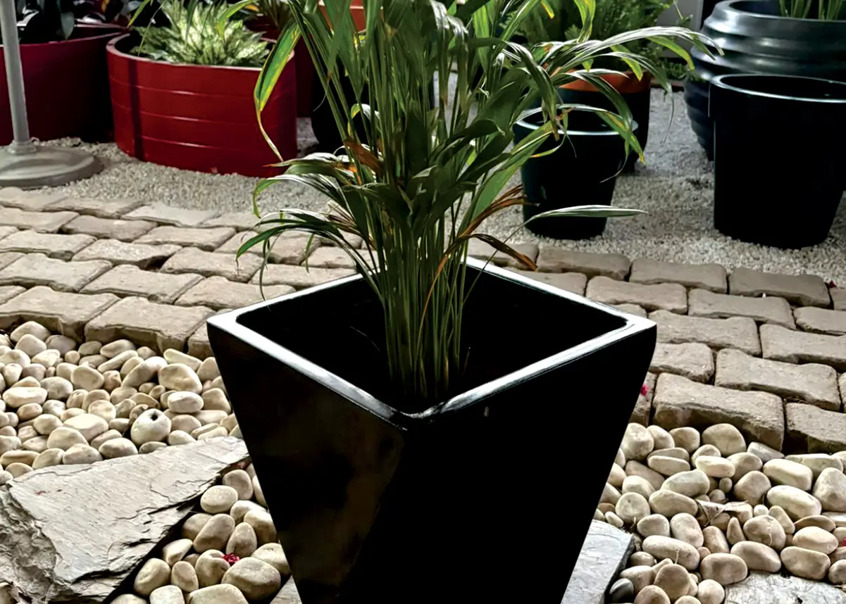 Premium 8x8 Inch FRP Round Planter: Enhance Your Garden and Home Aesthetically