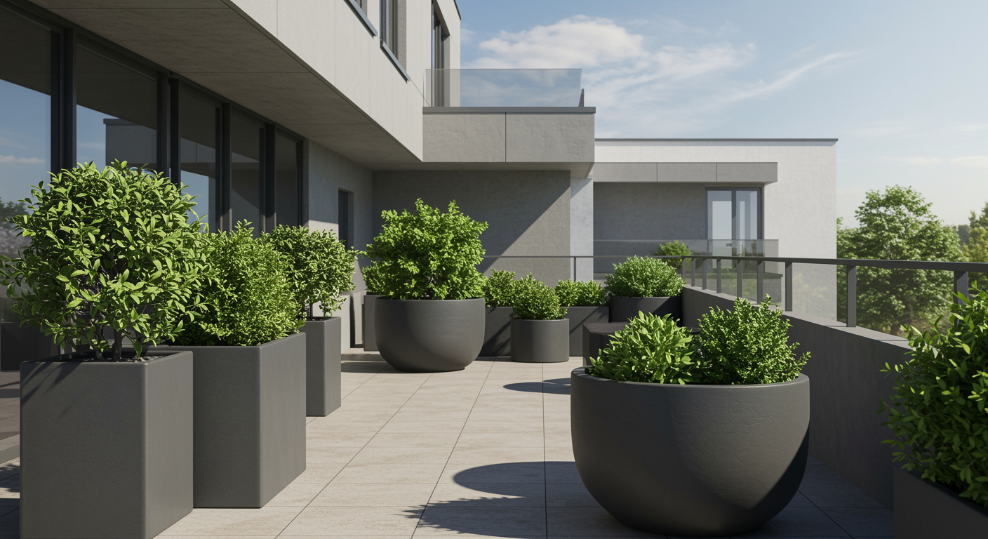 What Makes Fiberglass Planters Ideal for Commercial & Residential Projects
