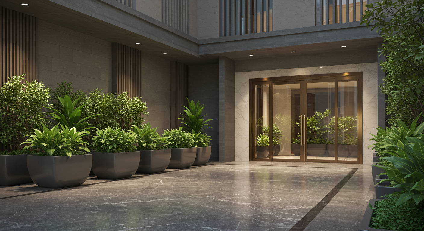 Why 5-star hotels choose matte-finish FRP to mimic stone without the risk of heavy planters cracking expensive marble floors