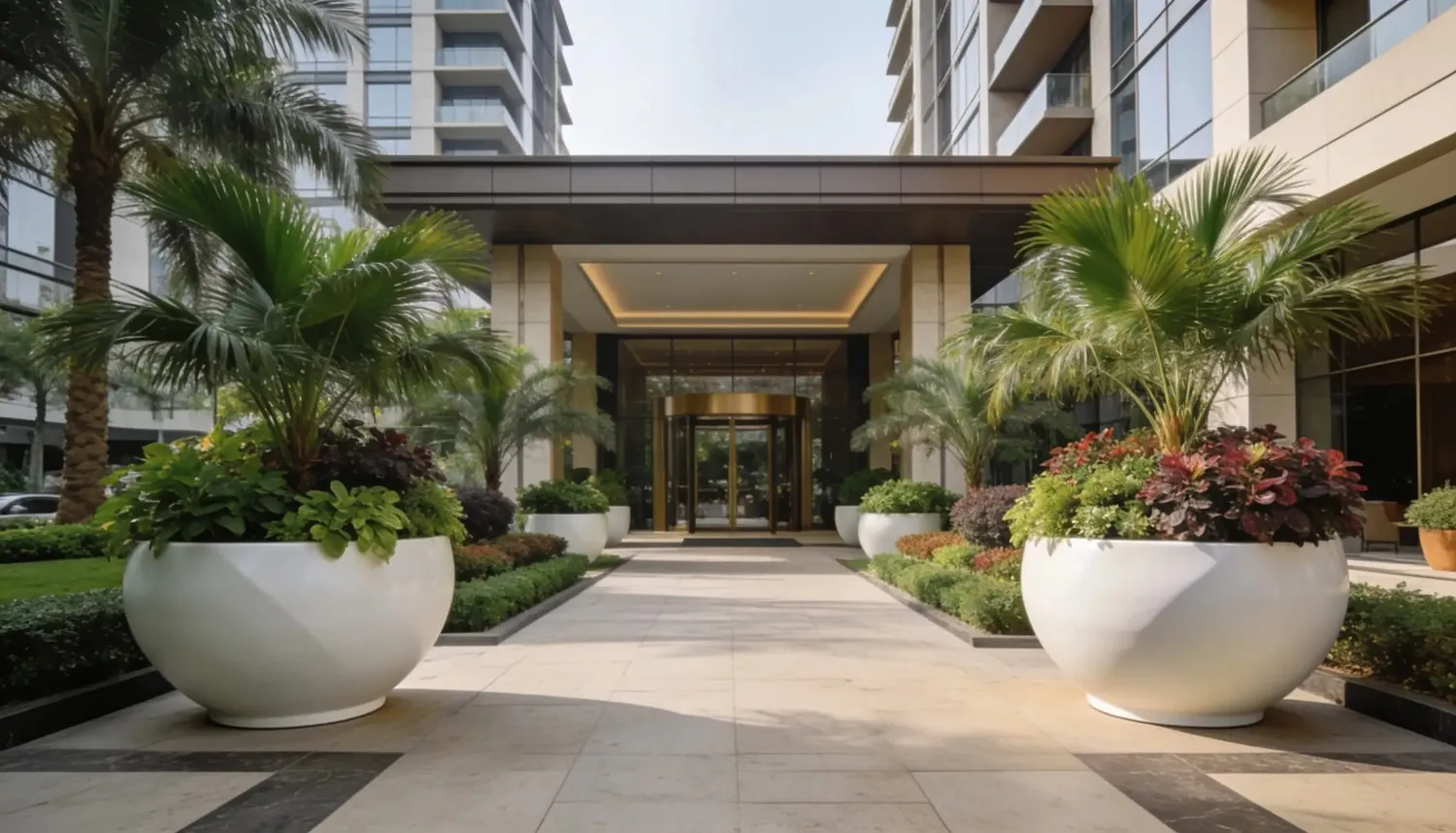 Benefits of Big Planters Huge Planters For Modern Landscapes