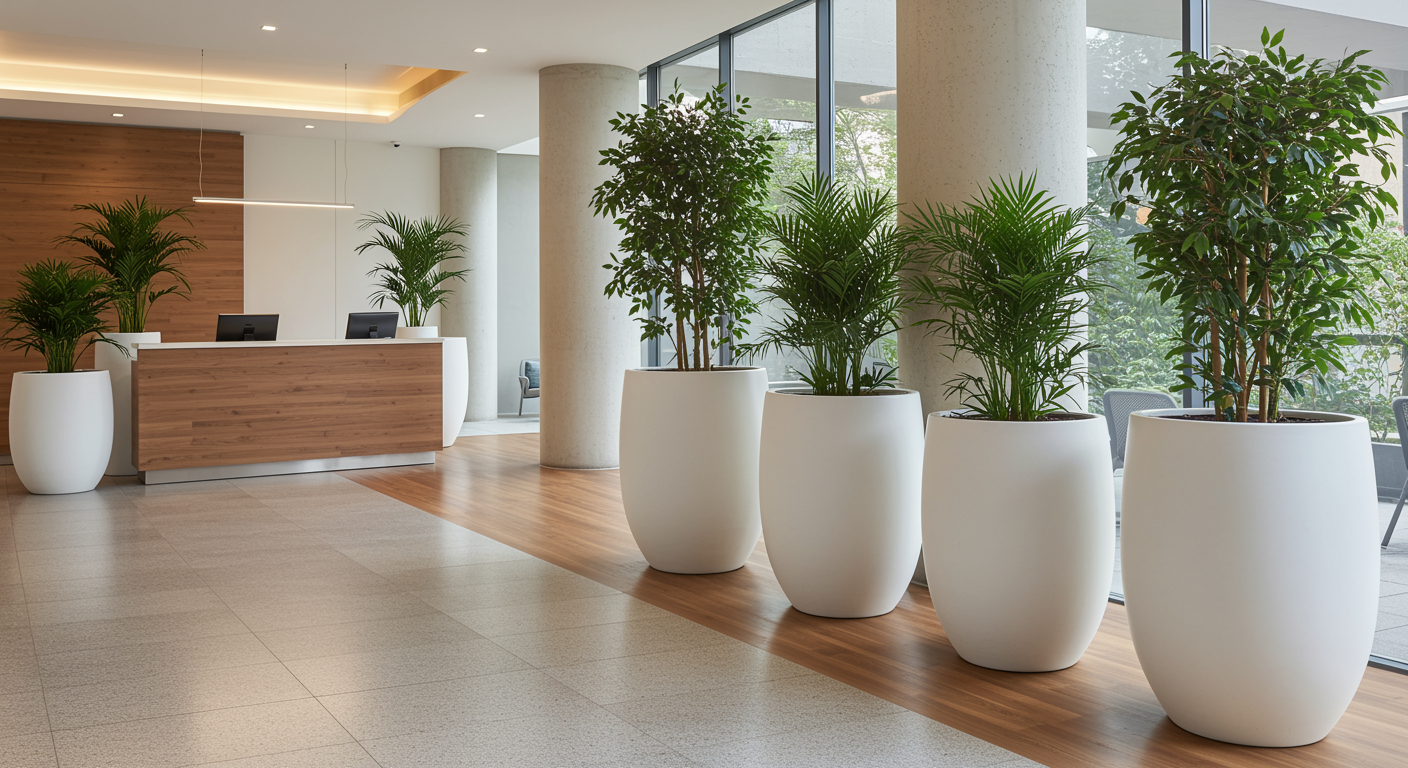 FRP Planters for Commercial Spaces: Offices, Hotels & Restaurants