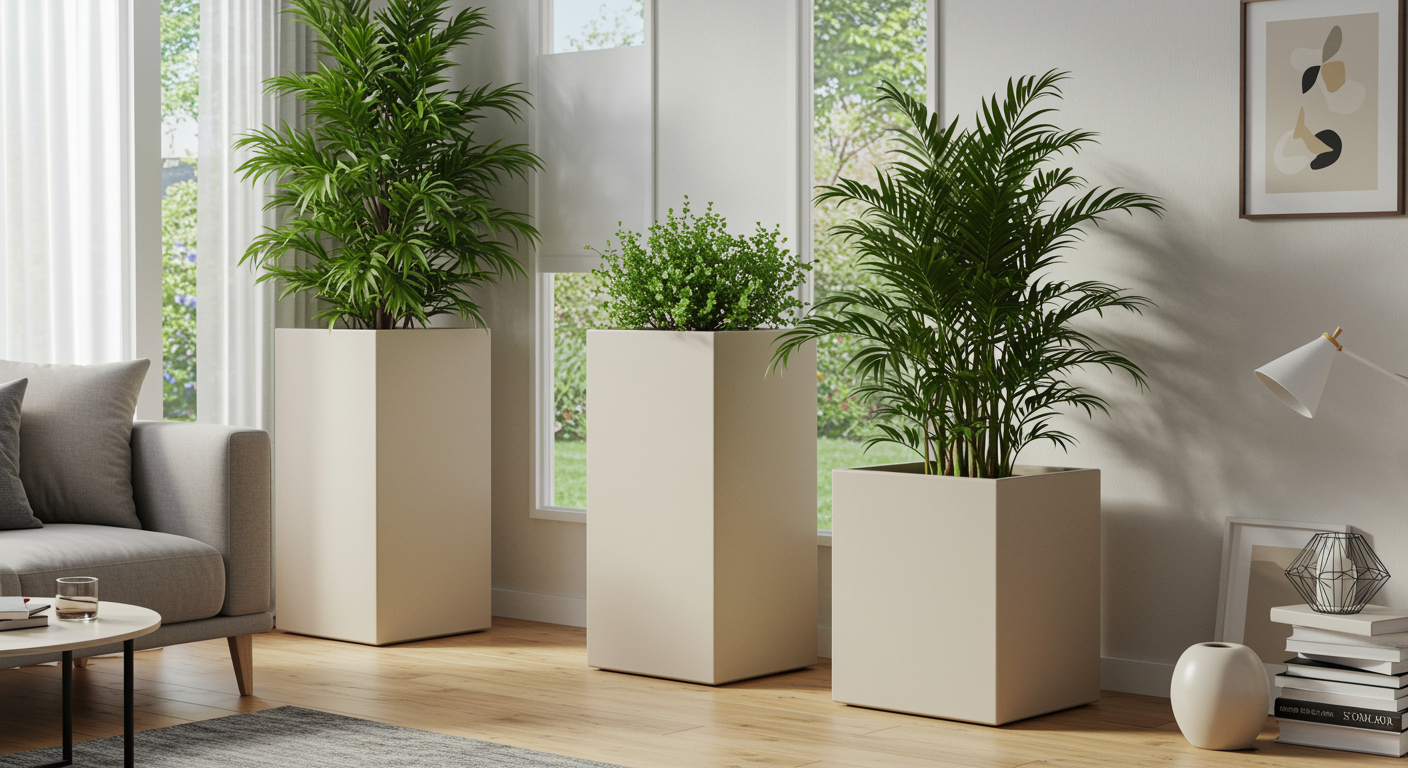 Modern Decor Trends 2026 Using FRP Planters in Homes, Offices, and Retail Spaces